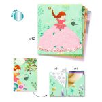 Djeco Kreatív képkészítő készlet fémfüst bevonattal - Fair maidens