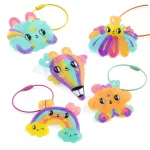 Djeco Magic plastic - Kawaii Kulcstartó díszek