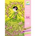 Djeco homokkép készítő - csillogó ruhák