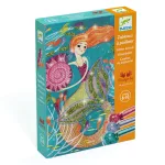 Djeco - Csillámkép készítő - Sellők - Mermaids