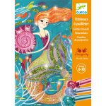 Djeco - Csillámkép készítő - Sellők - Mermaids