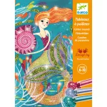 Djeco - Csillámkép készítő - Sellők - Mermaids
