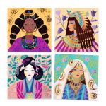 Djeco: Design by Fémfóliás színezés - Értékes ékszerek - Precious jewels