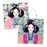 Djeco: Design by Fémfóliás színezés - Értékes ékszerek - Precious jewels