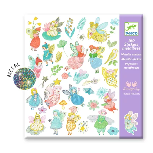 Djeco matricák - Csillogó tündérek Sparkly fairies