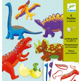   Djeco: Design by Kapcsos állatfigura készítés - Dínók - Dinos