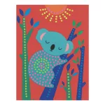 Djeco Képfestés pöttyökkel - Állatok pöttymintákkal - Pointillism