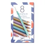Djeco: Design by Metál ceruza készlet, 8 szín - 8 metallic pencils
