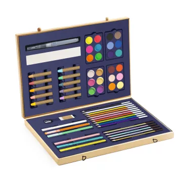 Djeco sparkling box of colours festő- és rajzkészlet