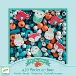 Djeco wooden beads fűzőcske - kisállatok
