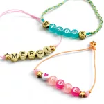 Djeco Ékszerkészítő készlet - Betűk - Alphabet beads