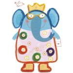 Djeco: Design by Viaszos zsinórkép készítő - Filoména és barátai - Filoméne and her friends