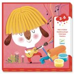 Djeco: Design by Gyurmaformázós képkészítés - Göndör és egyenes frizura - Curls and straight hair