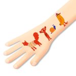 Tetováló matricák - Vicces állatok - Funny animals