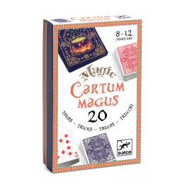   Djeco - Bűvészkészlet - Kártyás, 20 bűvésztrükk - Cartum Magus