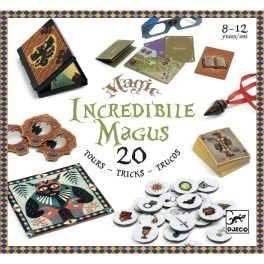   Djeco Bűvészkészlet - Hihetetlen varázsló - Incredibile Magus - 20 trükk
