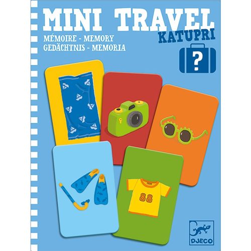 Djeco mini utazó játék - Memória - Katupri