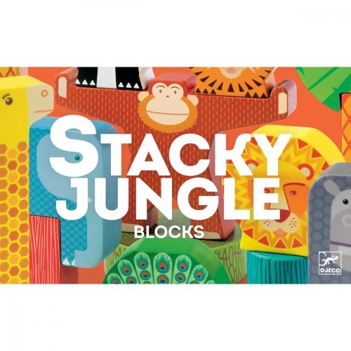 Djeco Építőjáték - Stacky jungle