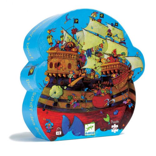 Djeco formadobozos puzzle - Barbarossa hajója