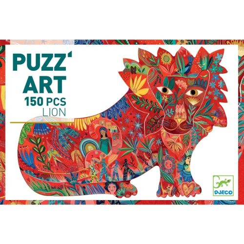 Djeco oroszlán puzzle Lion - 150 db