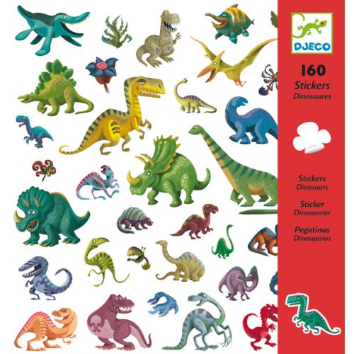 Djeco Matricák - Dinoszauruszok - Dinosaurs