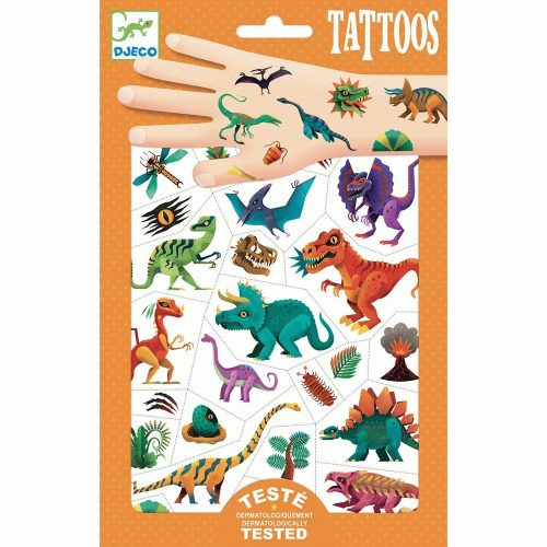 Djeco tetováló matricák - Dino club