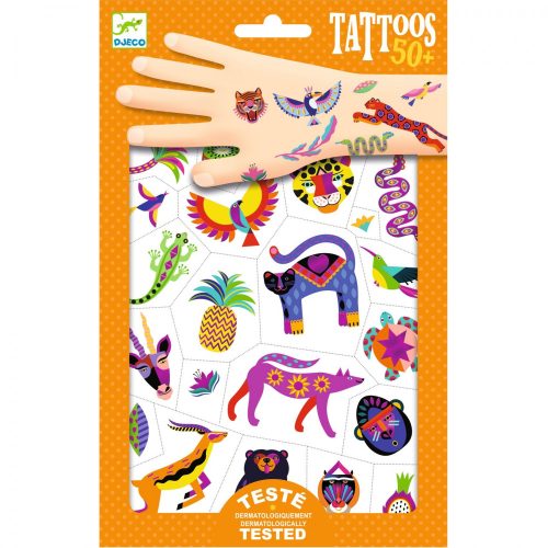 Djeco tetováló matricák - Csodás vadállatok