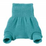 Disana biogyapjú kötött pelenkakülső, türkiz - Méret 74/80