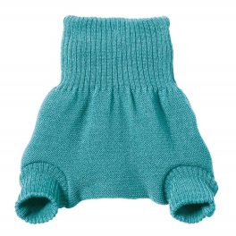   Disana biogyapjú kötött pelenkakülső, türkiz - Méret 74/80