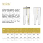 Disana gyapjú nadrág, leggings karamell - Méret 74/80