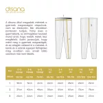 Disana gyapjú nadrág, leggings rozé - Méret 74/80