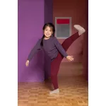 Disana gyapjú nadrág, leggings narancs - Méret 86/92