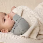 Disana merinói gyapjú méhsejt baba takaró - szürke