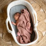 Disana merinói gyapjú méhsejt baba takaró - curry