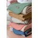 Disana merinói gyapjú kétoldalú baba takaró - softpink-natur
