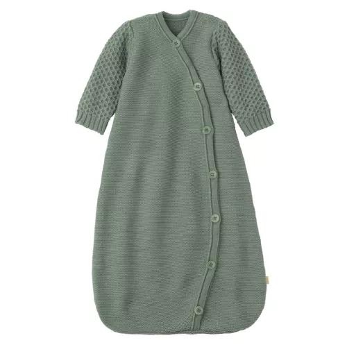 Disana biogyapjú hosszúujjú hálózsák jade - Méret 75 cm 2-es méret