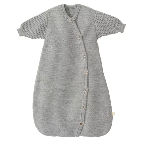 Disana biogyapjú hosszúujjú hálózsák szürke 2021 - Méret 60 cm