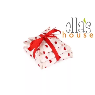 Ella's House Mosható betét csomag - White Hearts
