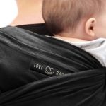 LoveRadius JPMBB rugalmas hordozókendő zsömbi -  Black/Charcoal Grey