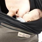 LoveRadius JPMBB rugalmas hordozókendő zsömbi -  Black/Charcoal Grey