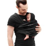 LoveRadius JPMBB rugalmas hordozókendő zsömbi -  Black/Charcoal Grey