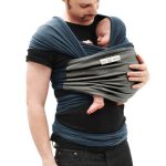 LoveRadius JPMBB rugalmas hordozókendő zsömbi - Peacock Blue/Elephant