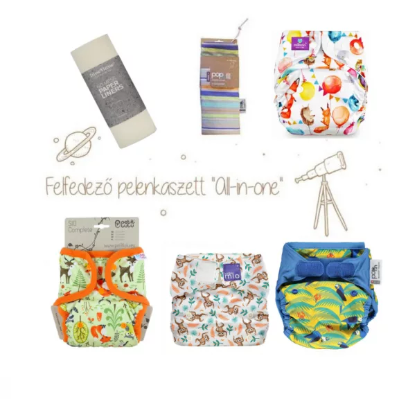 Felfedező pelenkaszett - AIO Felfedező pelenkaszett - AIO