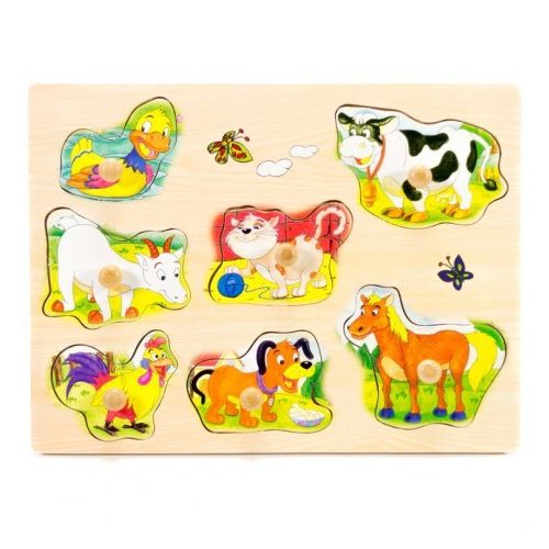 Fogantyús puzzle - Kacsás