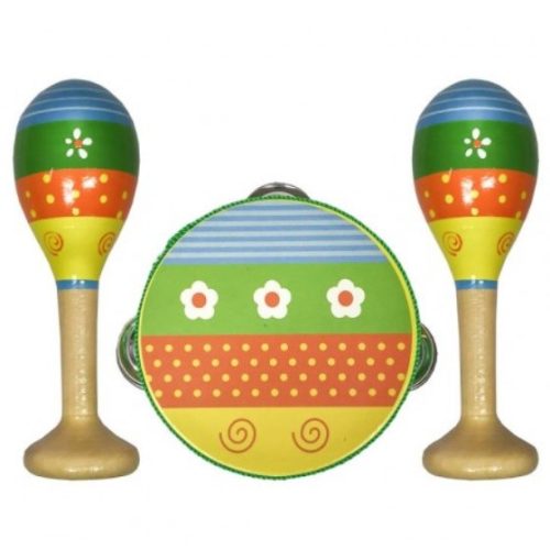 FK hangszerkészlet 3 db-os virágos