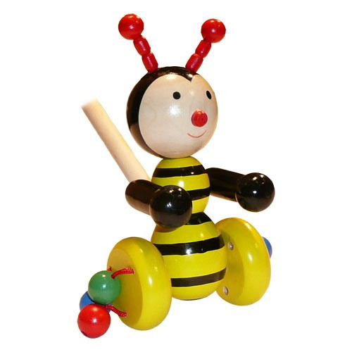 Tologatós játék modell méhecske