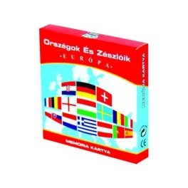 Memóriakártya: Országok és zászlóik (Európa)