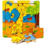 Puzzle 9 db-os - zsiráf