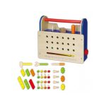 Fa munkapad, szerszámos láda