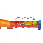 Golyópálya építőjáték - két irányba guruló golyók